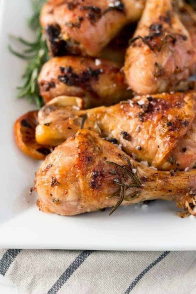 Simple Oven Roasted Chicken Drumsticks Easy Chicken Dinner Recipe