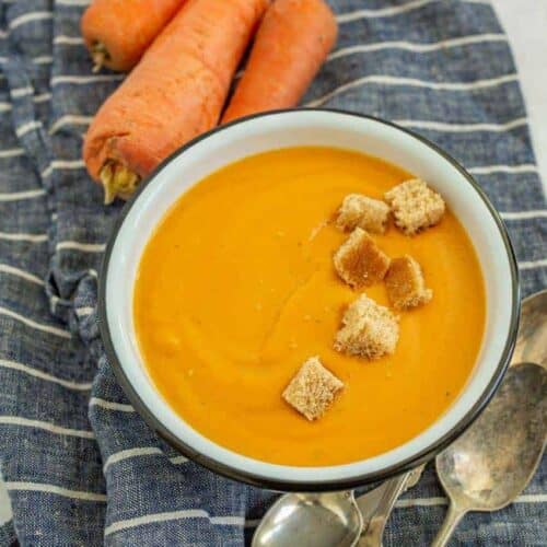 Creamy Carrot Soup With Ginger Bless This Mess