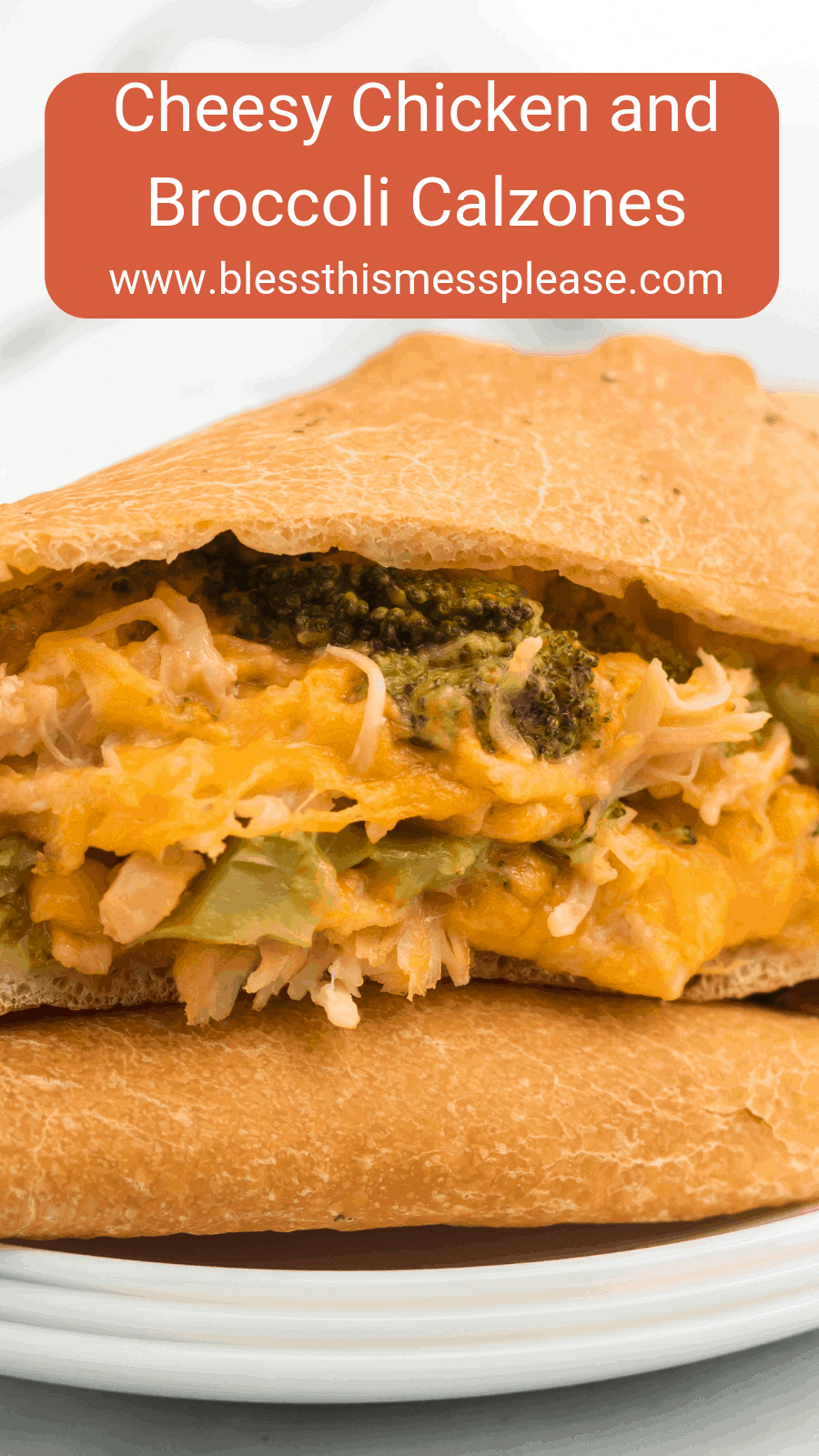 Cheesy Chicken And Broccoli Calzones — Bless This Mess