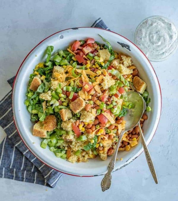 Easy Cornbread Salad Recipe Bless this Mess