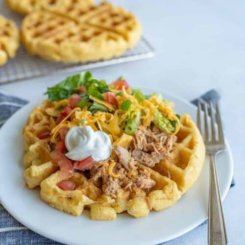 Cornbread Waffles | The Best Cornbread Waffle Recipe