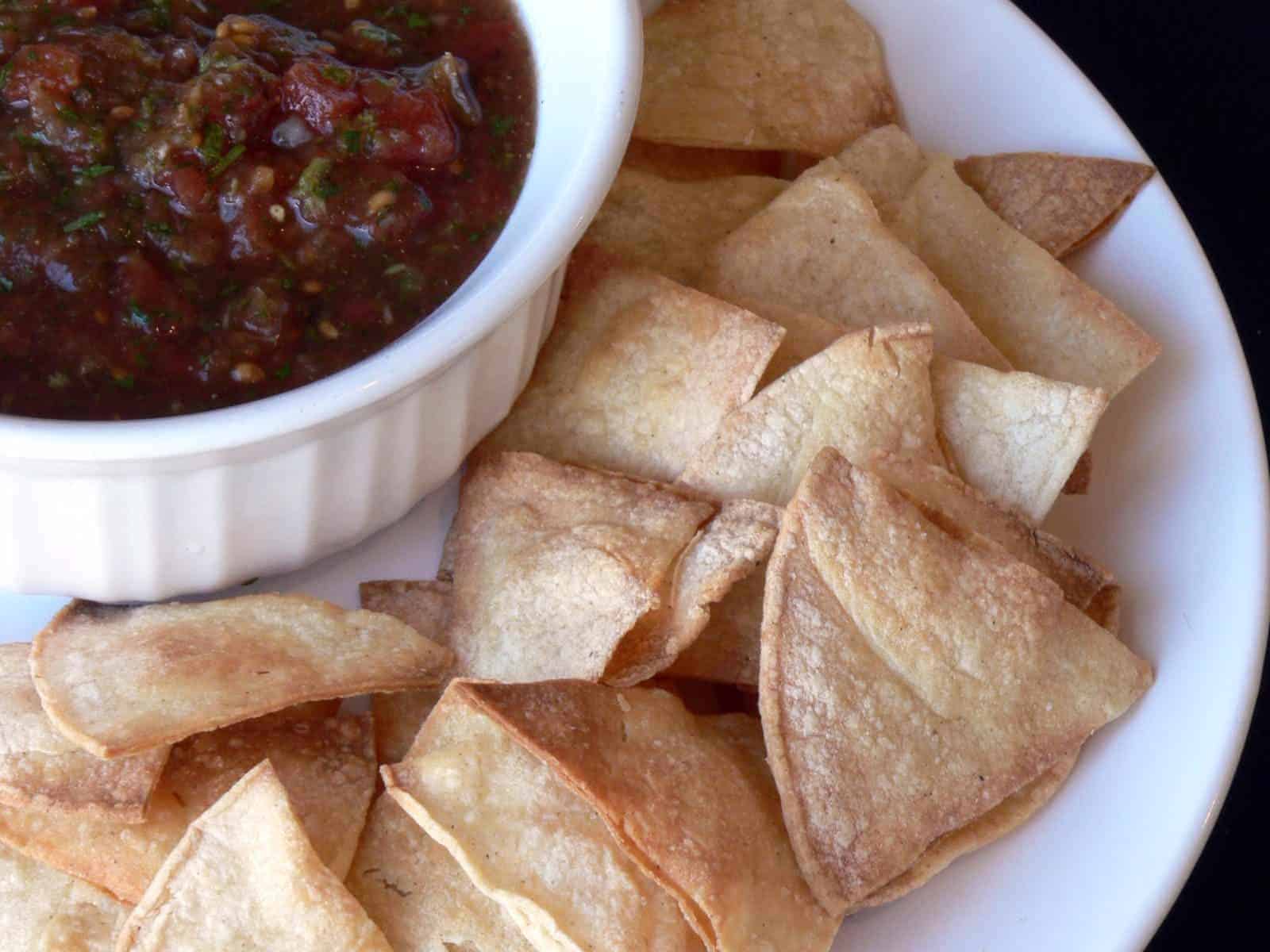 Homemade Baked Corn Tortilla Chips Easy And Healthy Appetizer Recipe