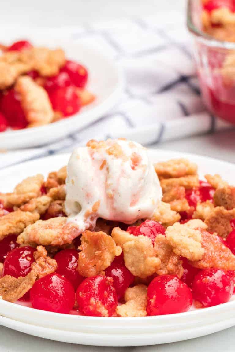 Homemade Cherry Crumble Recipe — Bless this Mess