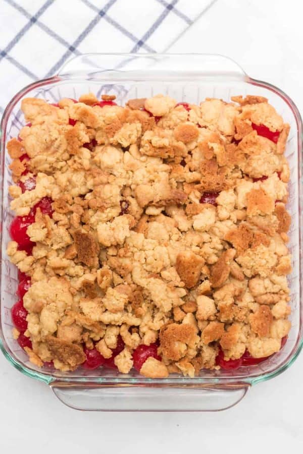 Homemade Cherry Crumble Recipe — Bless this Mess