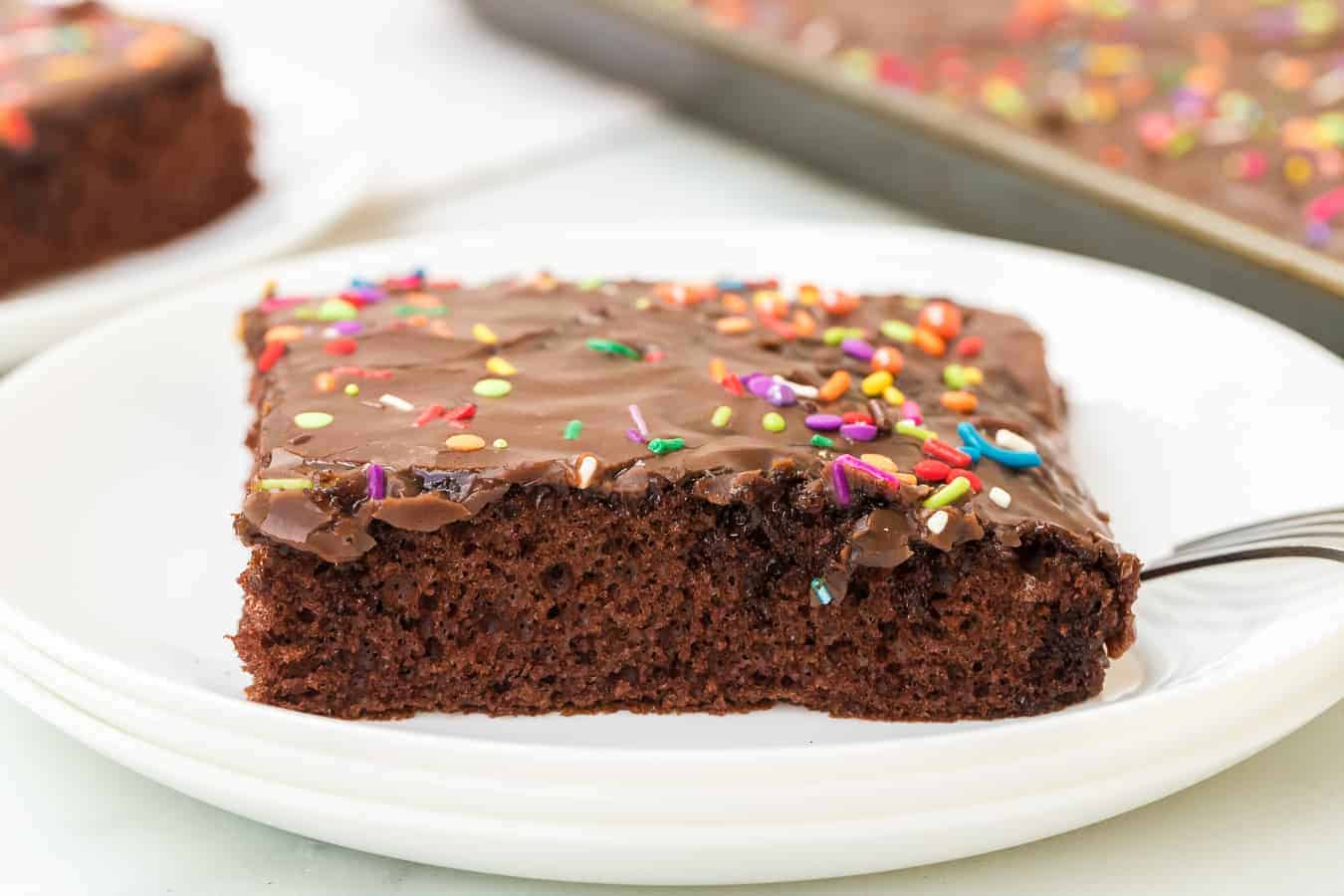 Quick and Easy Chocolate Sheet Cake - Best Birthday Cake Recipe