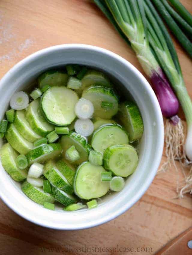 Quick Pickled Cucumbers  Easy Refrigerator Pickles Recipe