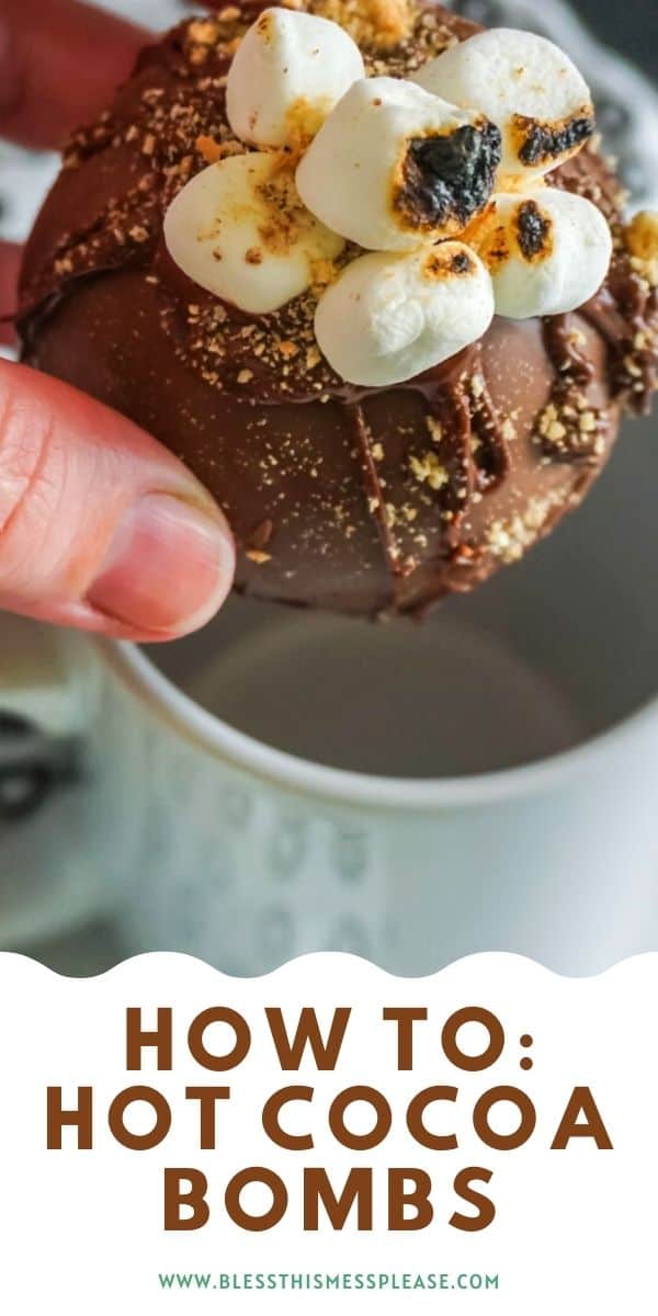 S'mores Hot Chocolate Bombs — Bless this Mess