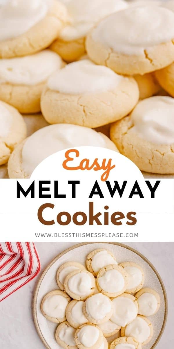 Vanilla Melt Away Cookies — Bless This Mess