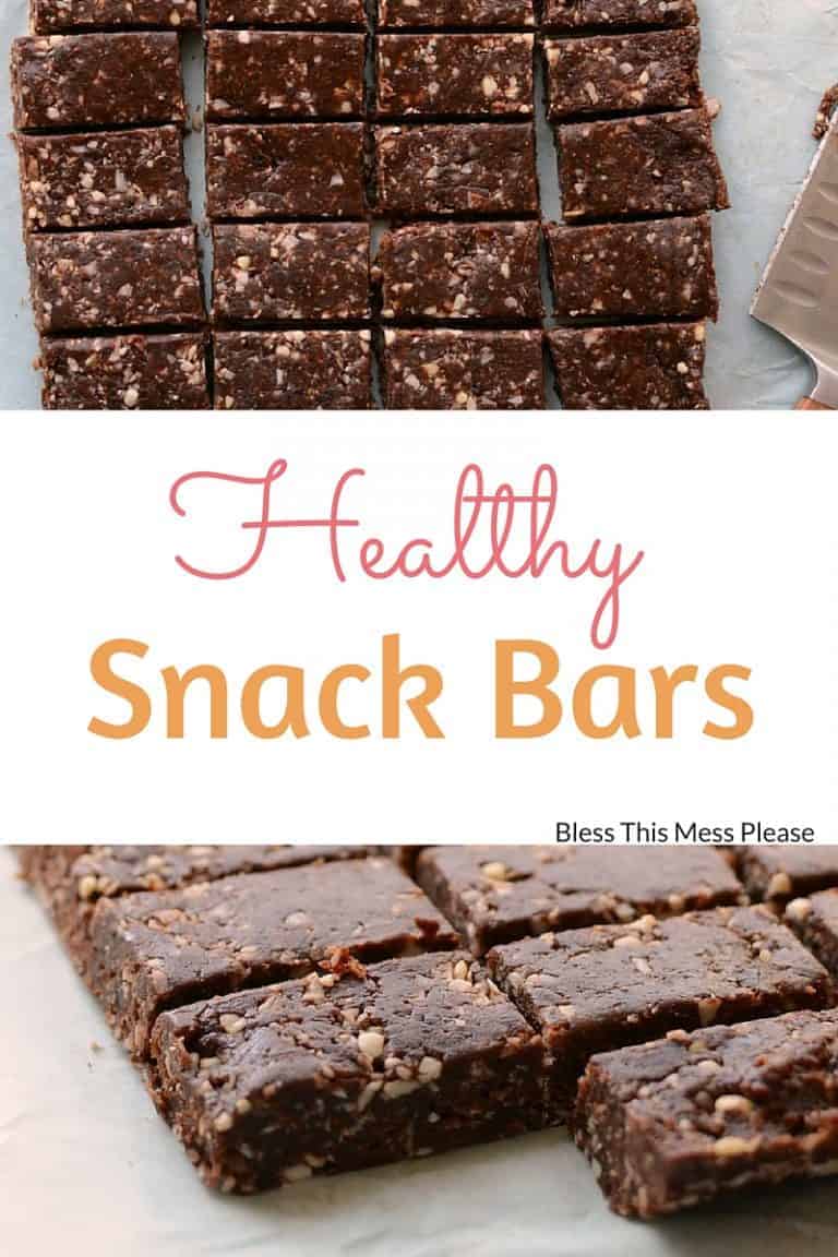 Healthy Snack Bars Bless This Mess