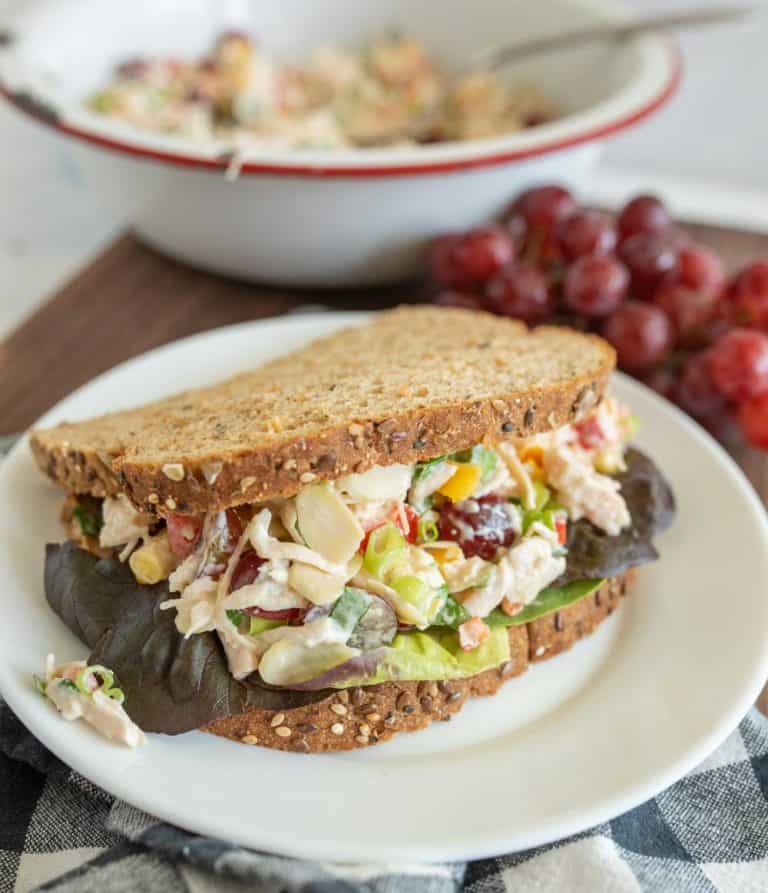 Quick and Easy Chicken Salad — Bless this Mess