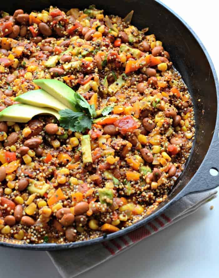 Healthy One Pot Quinoa Taco Casserole | Easy Vegan Dinner Recipe