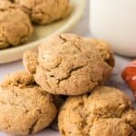 close up view of Maple Cornmeal Biscuits