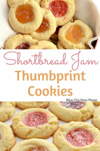 Easy Shortbread Jam Thumbprint Cookies Recipe | Holiday Baking Ideas