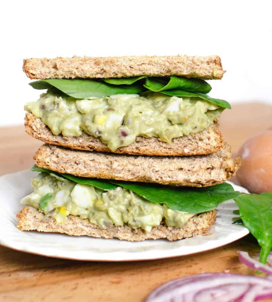 Avocado Egg Salad Sandwiches