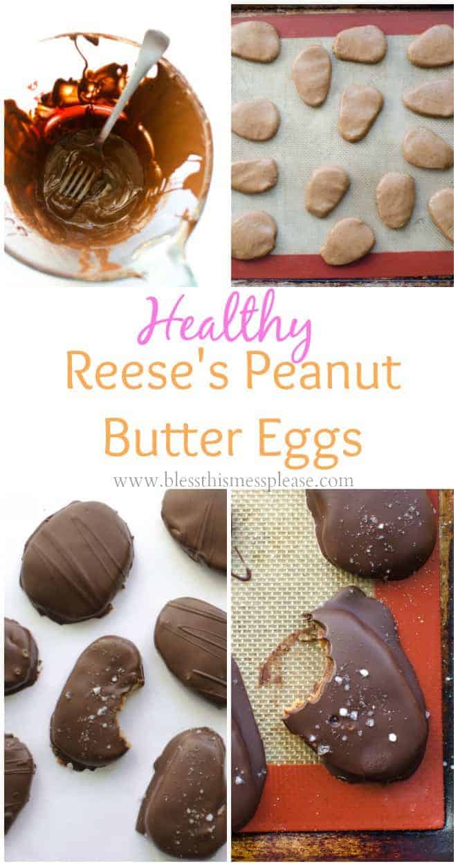 Healthy Reese's Peanut Butter Eggs — Bless this Mess