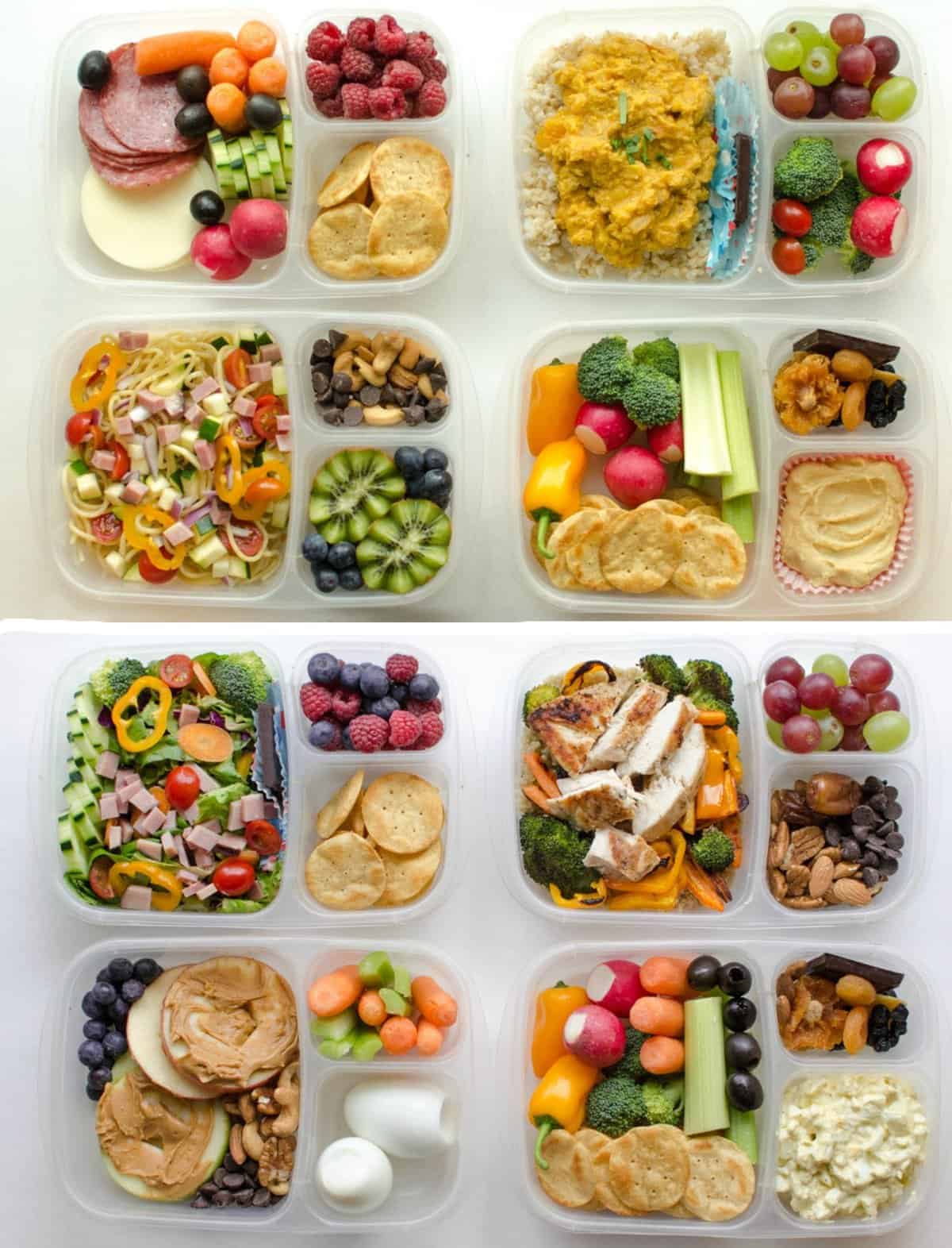 8 Adult Lunch Box Ideas | Healthy Meal Prep Recipes for Work Lunches