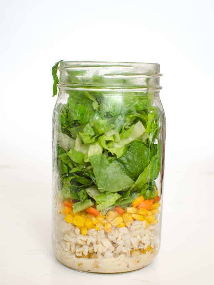 5 Mason Jar Salads To Meal Prep for a Week of Lunches - Jessica in