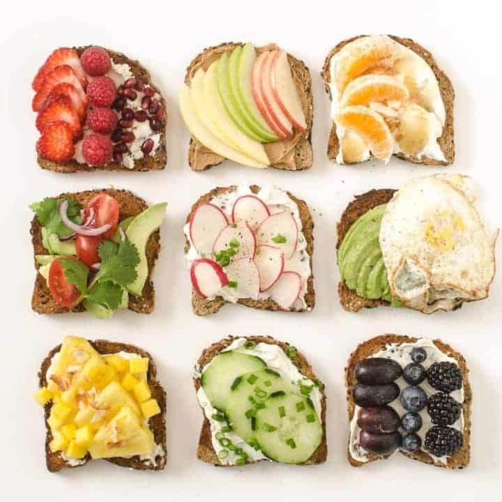 9 Simple Healthy Toast Ideas — Bless this Mess