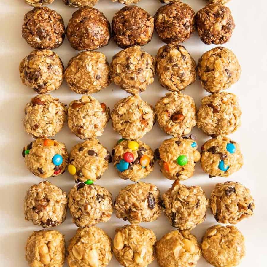 8 No-Bake Oatmeal Energy Balls (Recipes + Video)