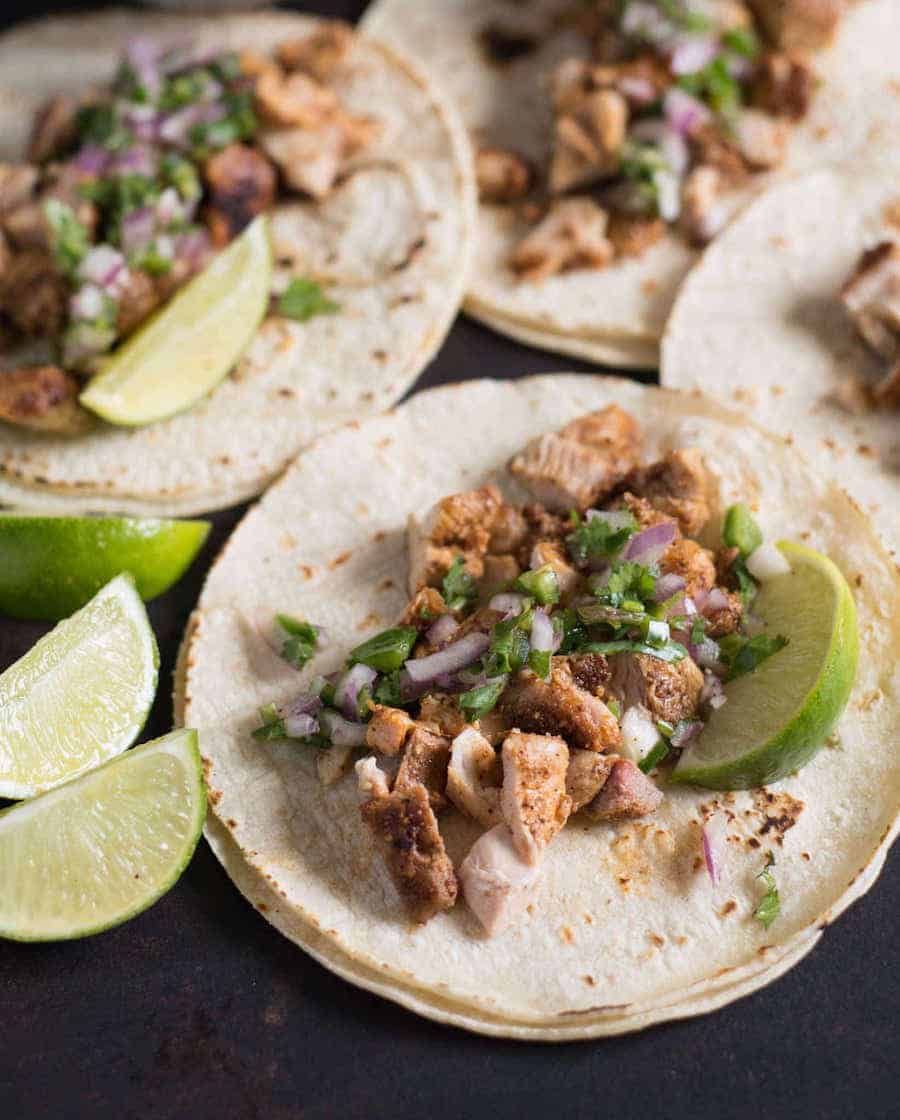 Easy 25 Minute Chicken Tacos The Best Chicken Tacos Recipe