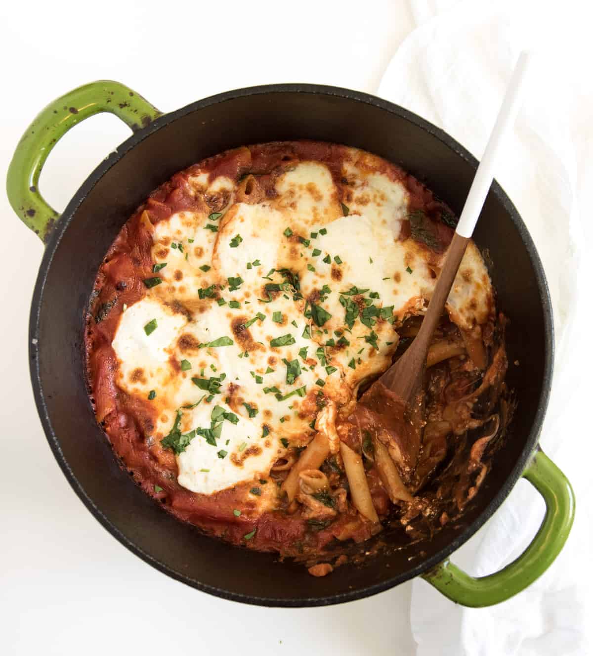 The Best One Pot Baked Ziti Bless This Mess