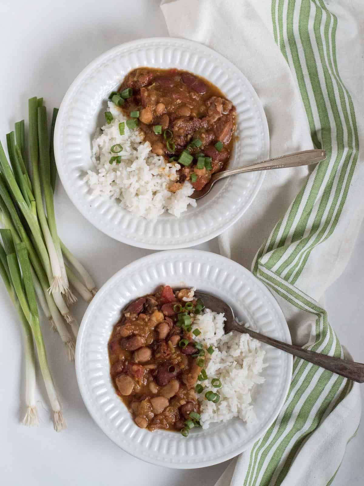 instant pot cajun rice and beans