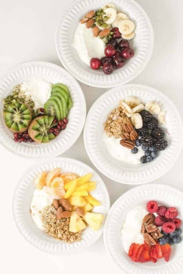 Easy breakfast yogurt and fruit cups - Simply Delicious