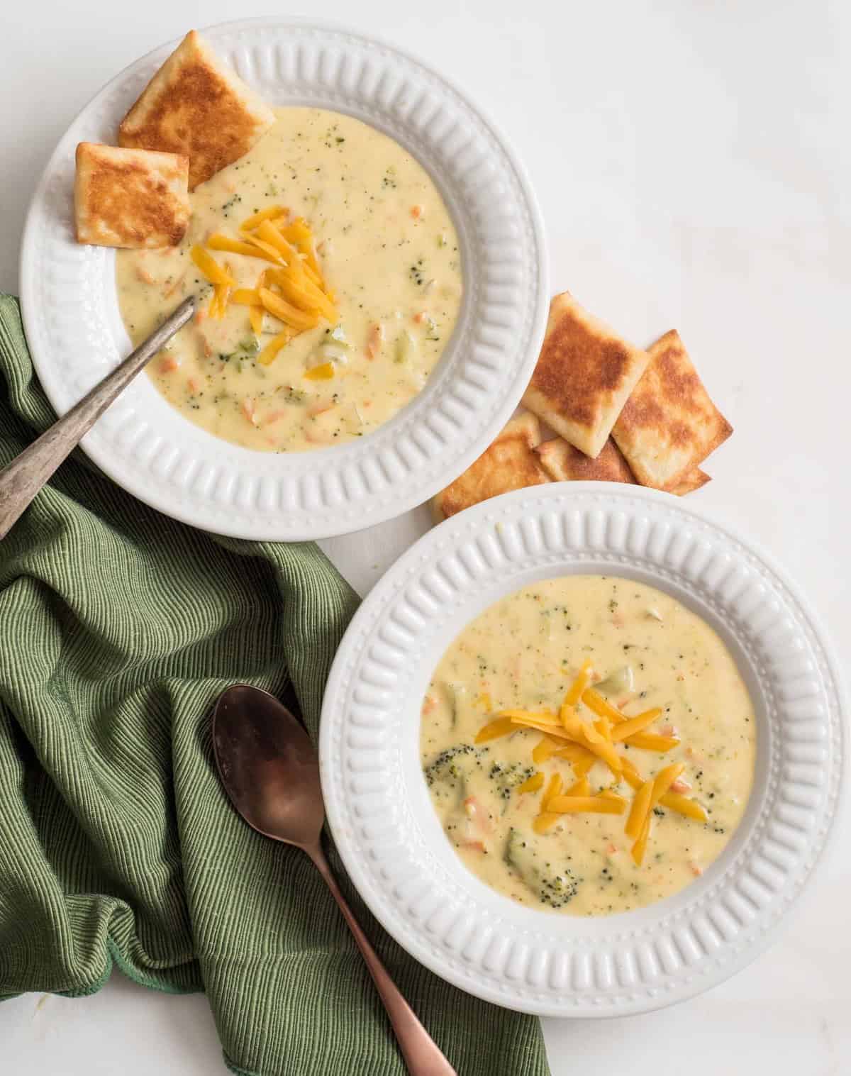 The Best Instant Pot Broccoli and Cheese Soup | Easy Soup Recipe