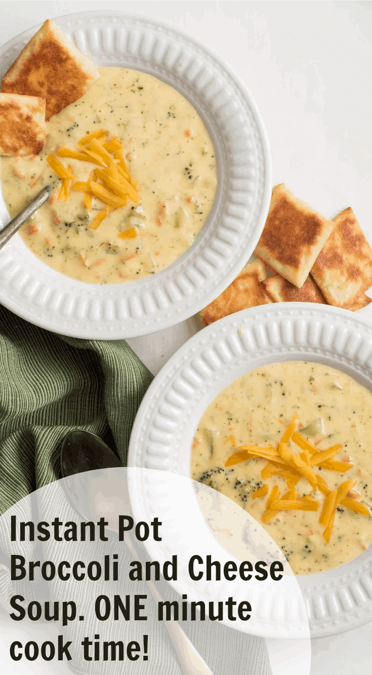 The Best Instant Pot Broccoli and Cheese Soup | Easy Soup Recipe