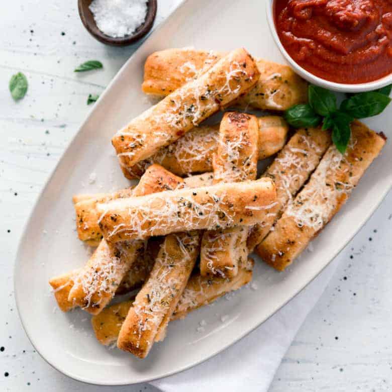 Homemade Cinnamon Sticks For Pizza Night | Easy Appetizer Recipe