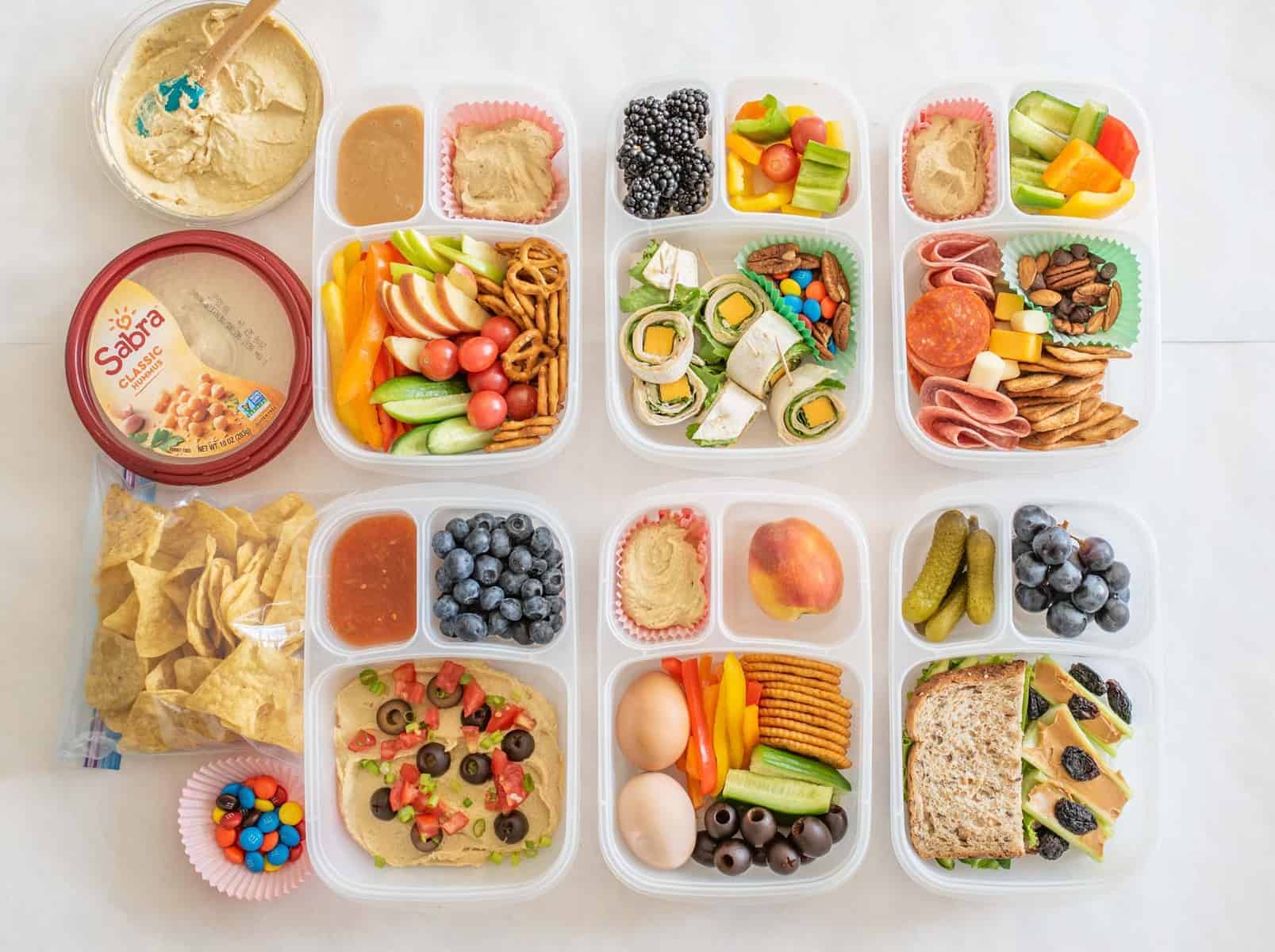 Six Quick Easy Lunch Boxes Healthy Back to School Lunches