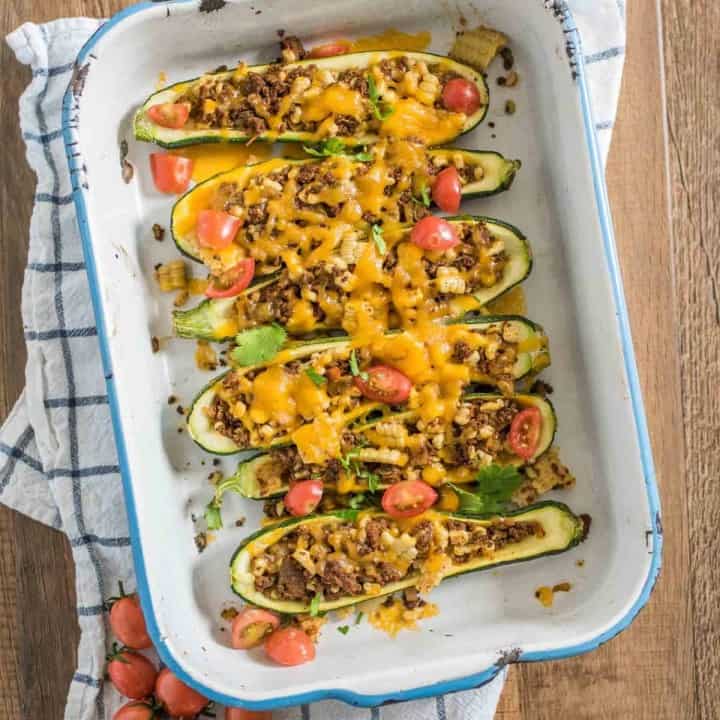 Easy Taco Zucchini Boats Simple 30 Minute Zucchini Boat Dinner Recipe 4640