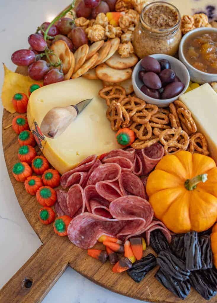 Easy Halloween Cheese Board | Fun Halloween Party Food Idea!