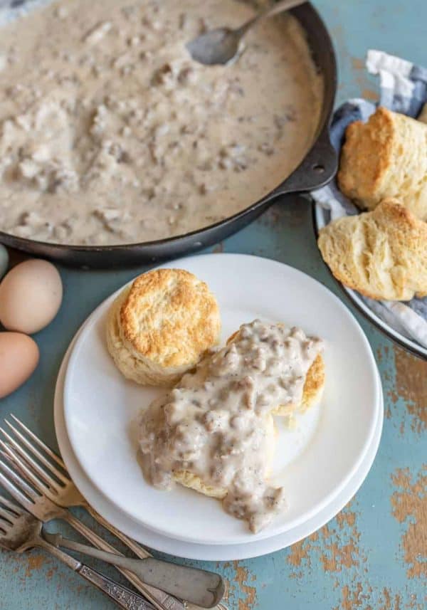 Biscuits & Gravy | The Easy Recipe I've Been Making For 20 Years!