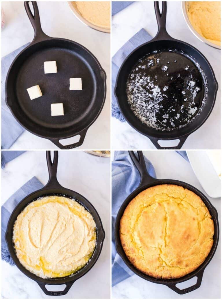 Old Fashioned Skillet Cornbread | Buttermilk Cornbread Recipe