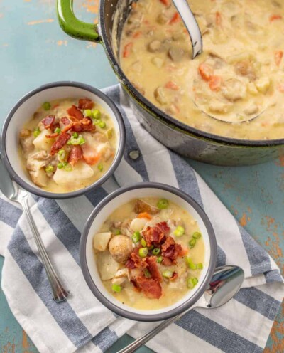 Classic & Creamy Potato Chowder Recipe | Slow Cooker or Instant Pot