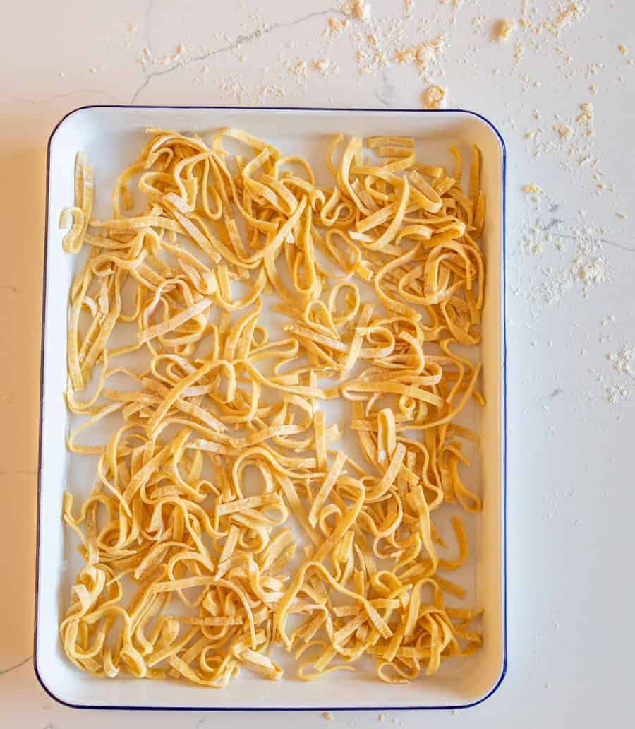 How to Make and Cut Homemade Noodles for Soup