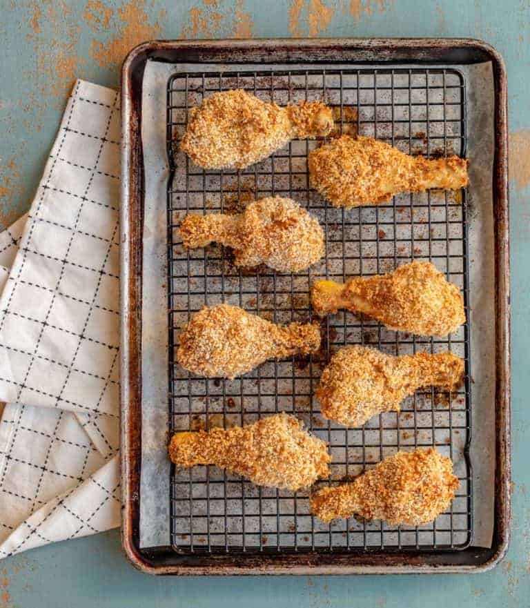 Panko Crusted Baked Chicken Legs Recipe Crispy Oven Baked Chicken 6986