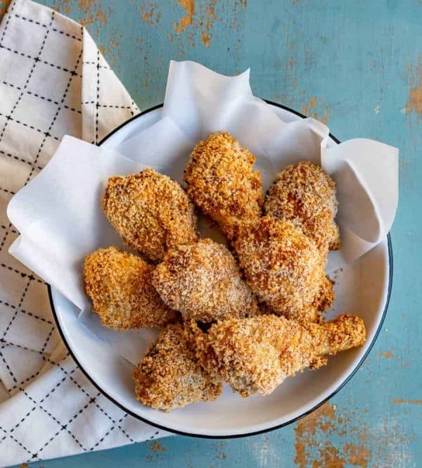 Panko-Crusted Baked Chicken Legs Recipe | Crispy Oven Baked Chicken