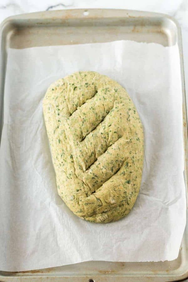 Whole Wheat Spinach Bread | Easy Homemade Bread Recipe