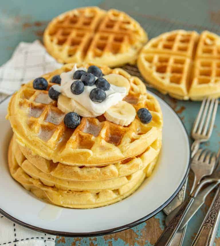 Classic Belgian Waffle Recipe | Best Homemade Belgian Waffles