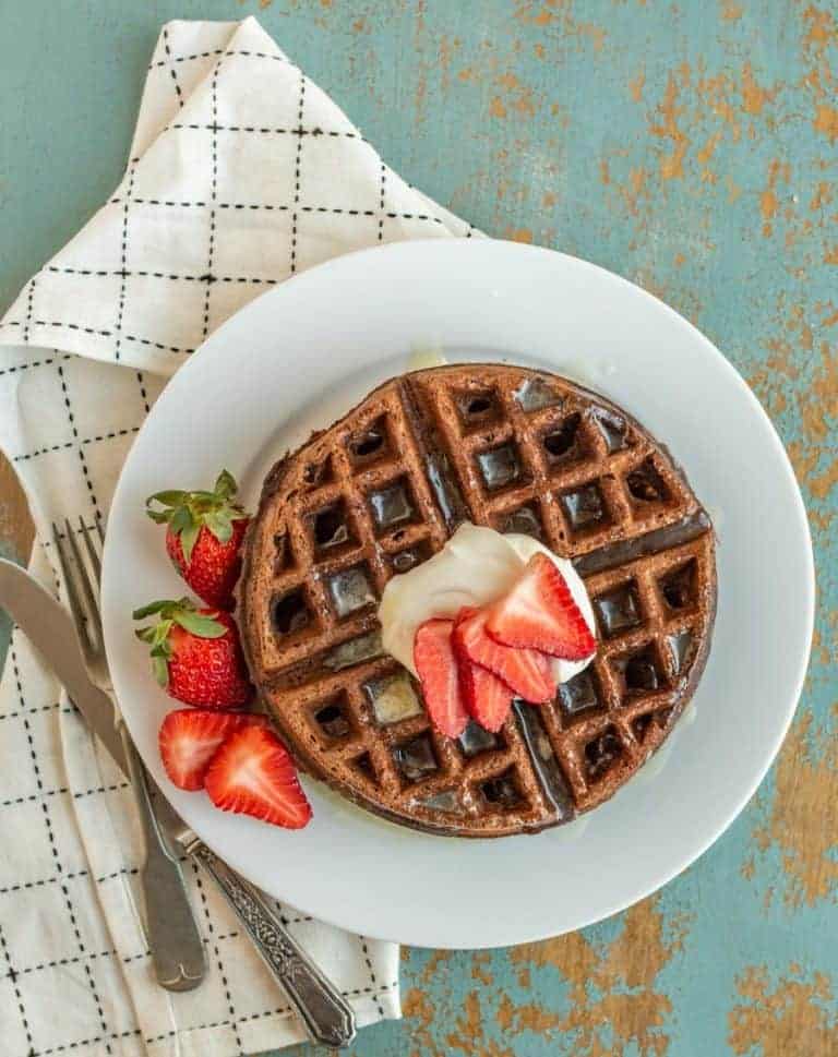 Easy Chocolate Waffles Recipe Fluffy, Rich Chocolate Waffles