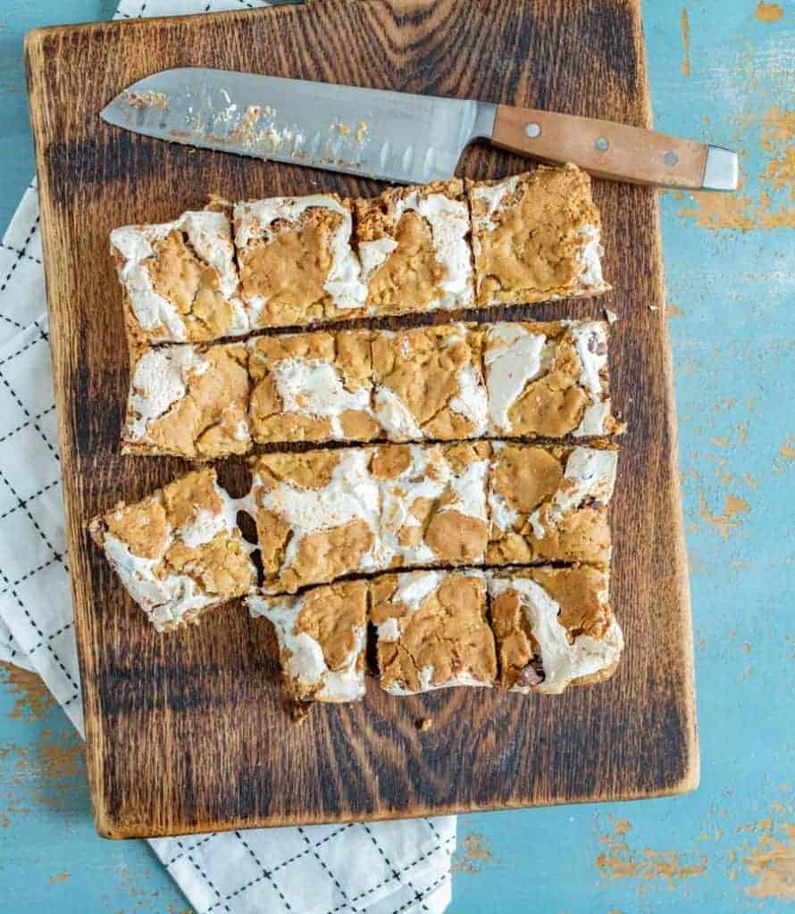 life changing peanut butter S'mores Bars.
