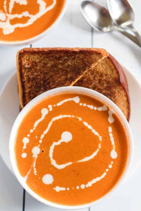Simple Cream of Tomato Soup - Bless This Mess