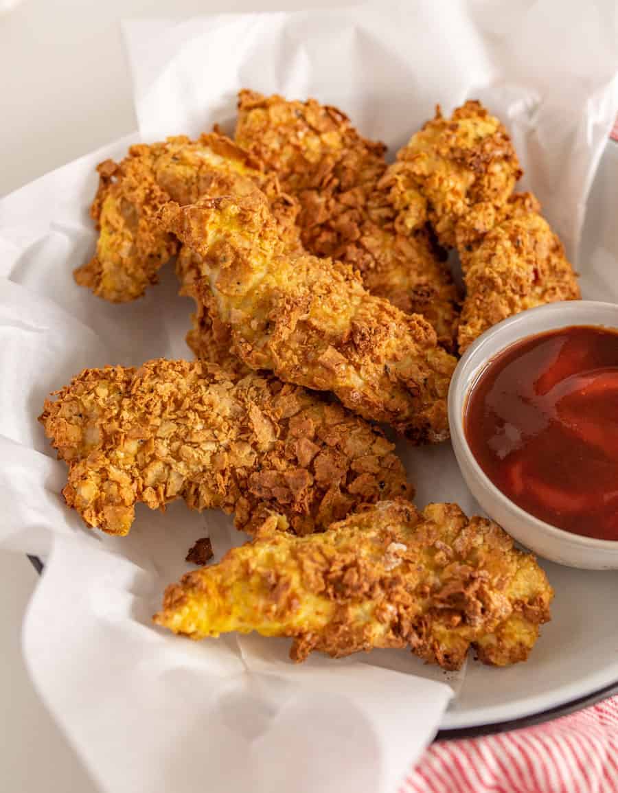 How to Make Homemade Chicken Strips in the Air Fryer — Bless this Mess