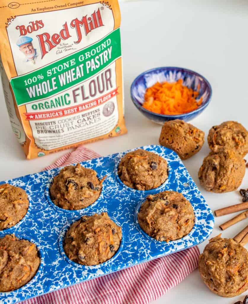 Healthy Carrot Cake Muffins — Bless This Mess