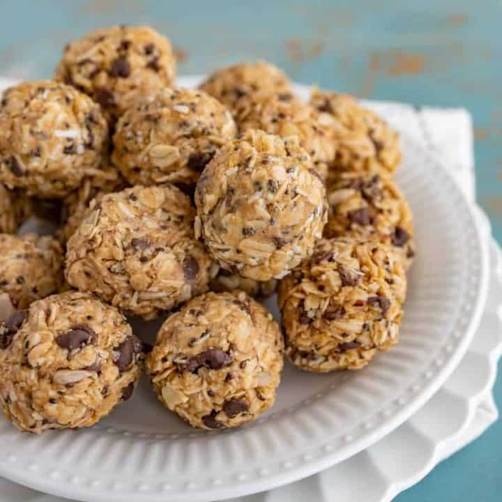 Extra Protein Oatmeal Bites — Bless this Mess