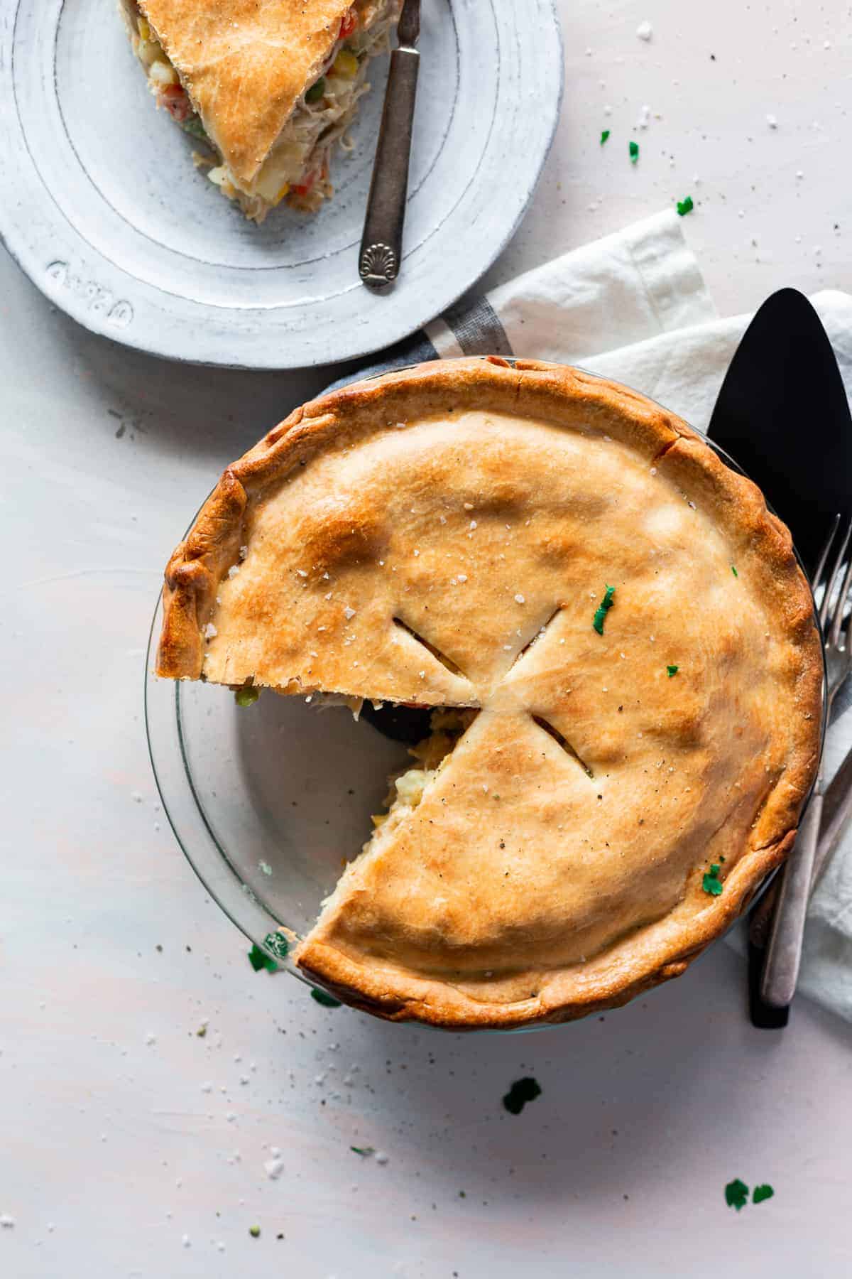 Easy Homemade Chicken Pot Pie — Bless this Mess