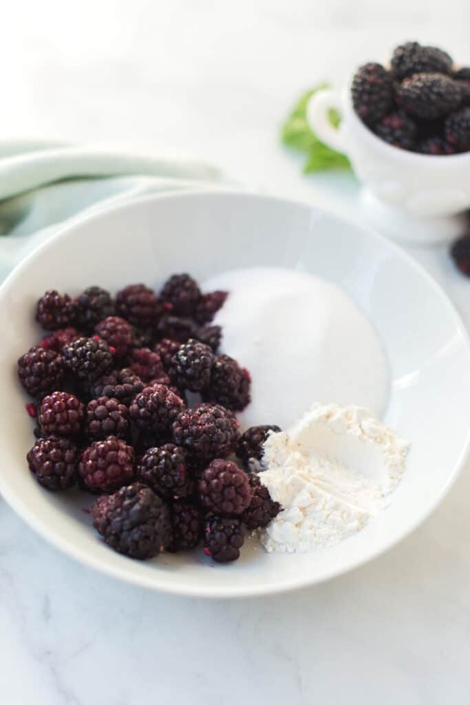 Grandma's Blackberry Cobbler — Bless this Mess