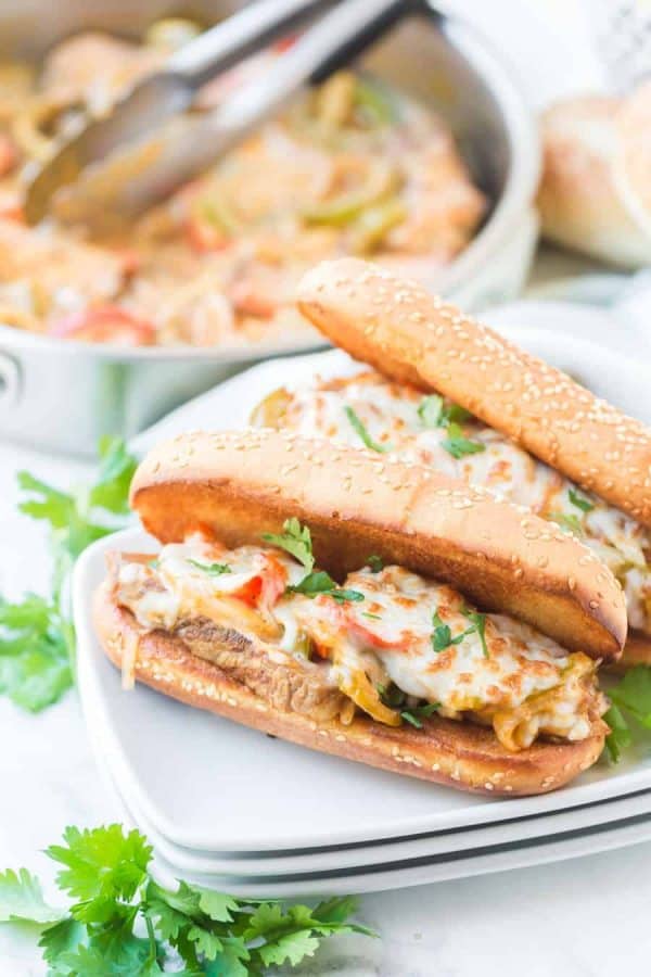 Cheese Steak Sandwiches — Bless This Mess